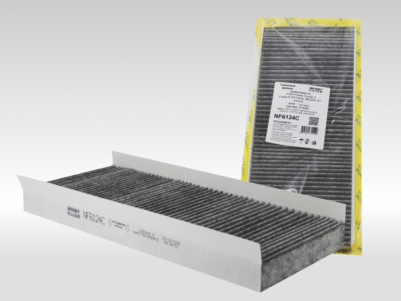 Салонный фильтр фильтр NEVSKY FILTER NF6124C