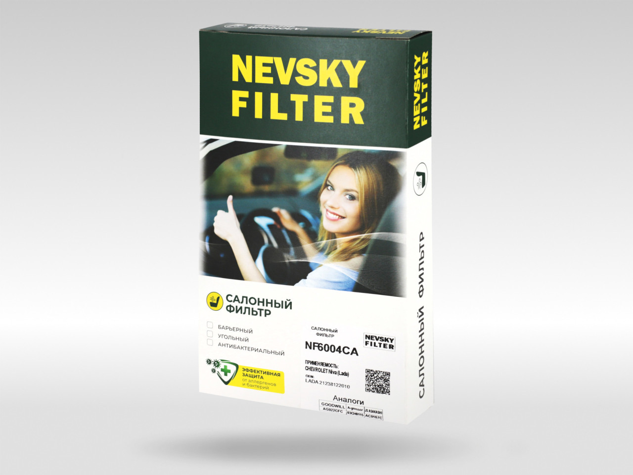 Салонный фильтр фильтр NEVSKY FILTER NF6004CA