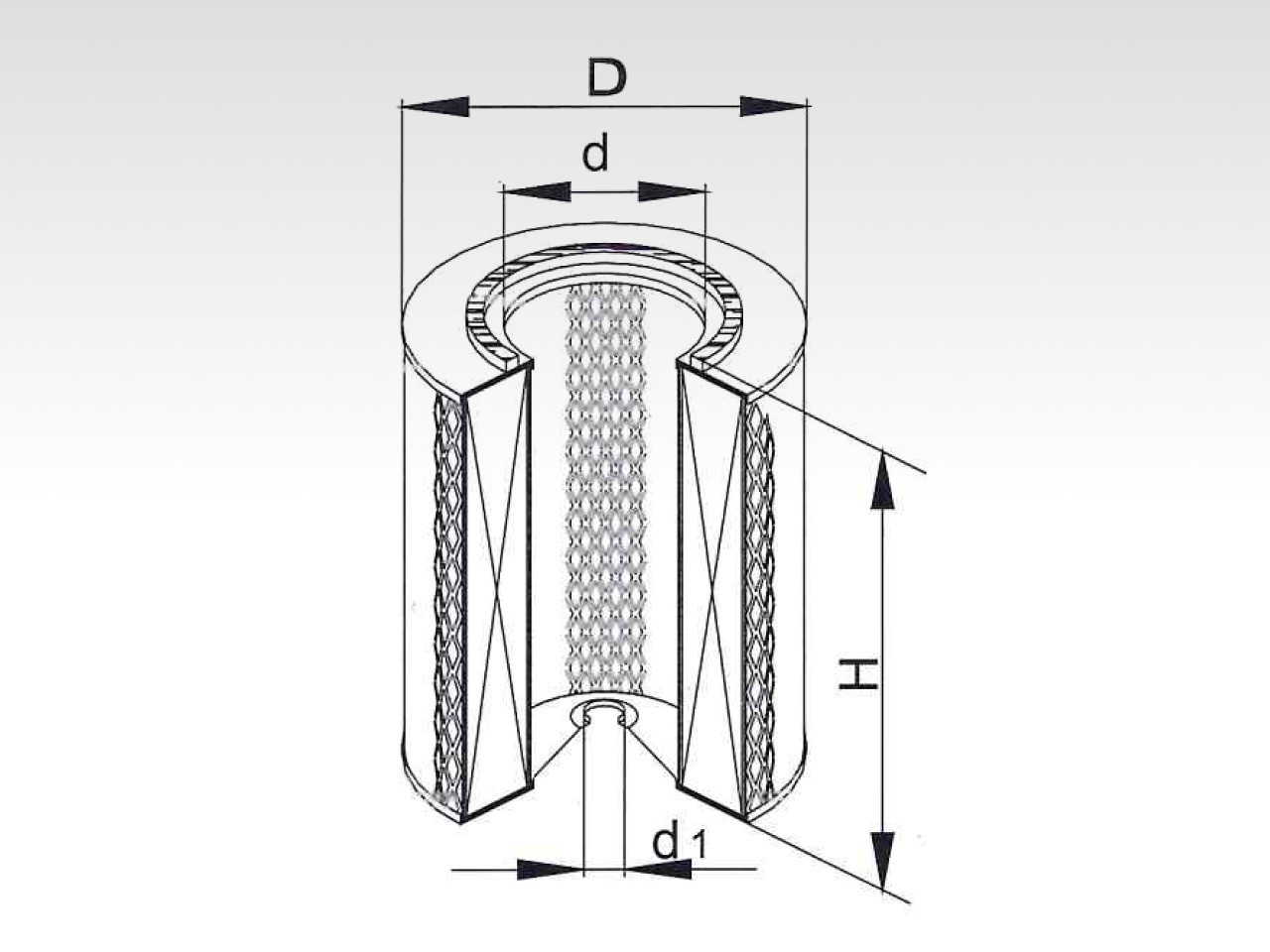 Воздушный фильтр, Воздушный фильтр для компрессоров фильтр NEVSKY FILTER NF9301